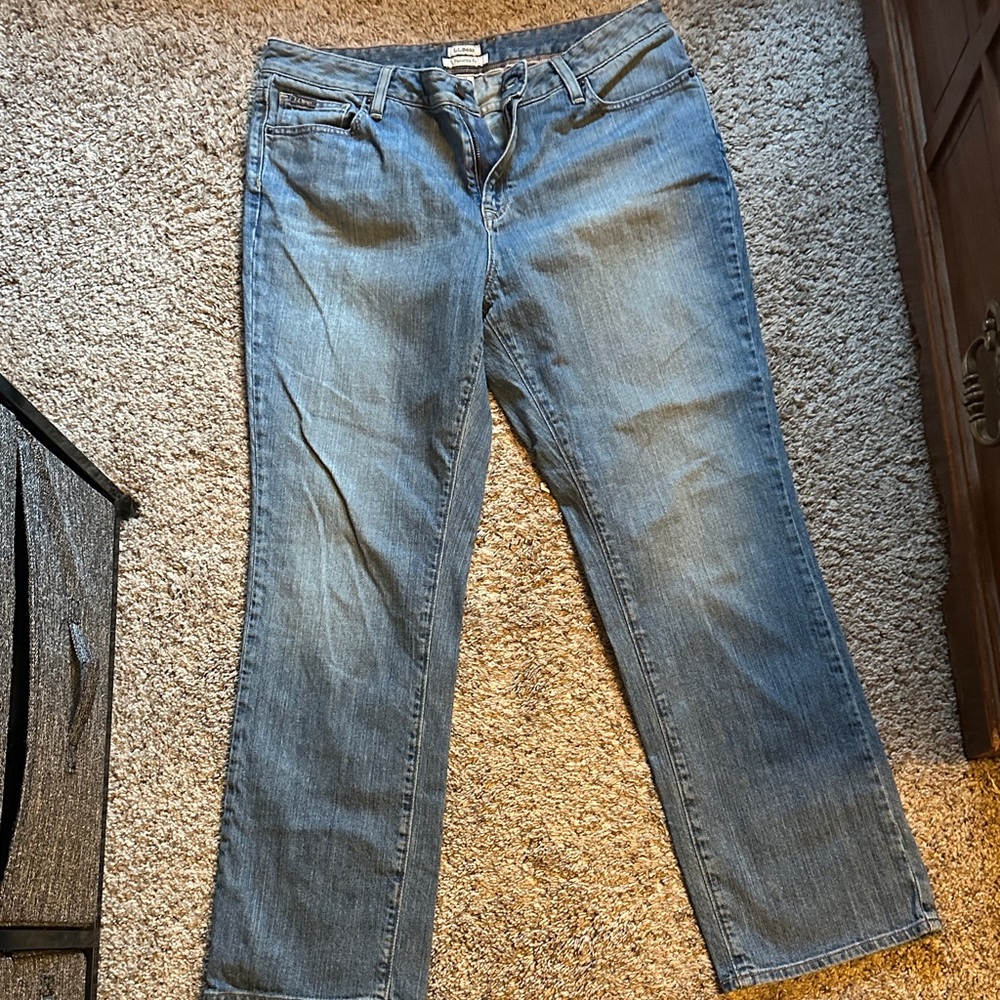 L.L. Bean Women's Light Blue Bootcut Jeans